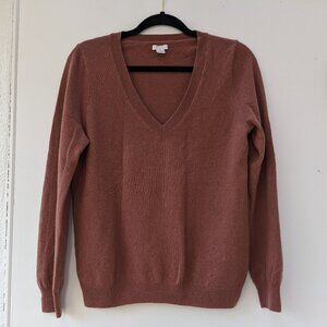 100% Cashmere J Crew V-neck Sweater